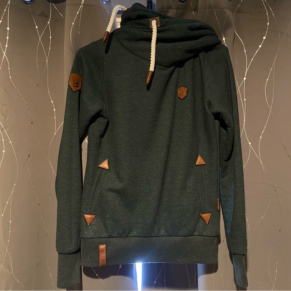 Naketano forest green hooded sweater